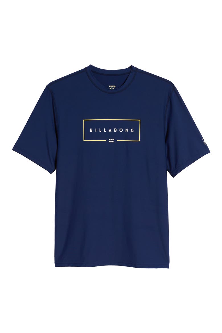 Union Loose Fit Short Sleeve Rashguard, Alternate, color, NAVY