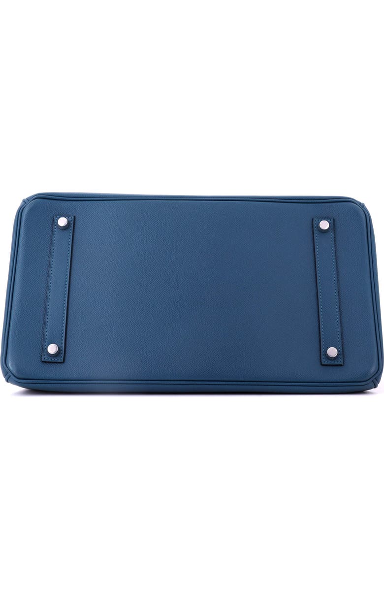 Pre-Owned Hermes Birkin Handbag Blue Epsom with Palladium Hardware 35, Alternate, color, Bleu Tempete