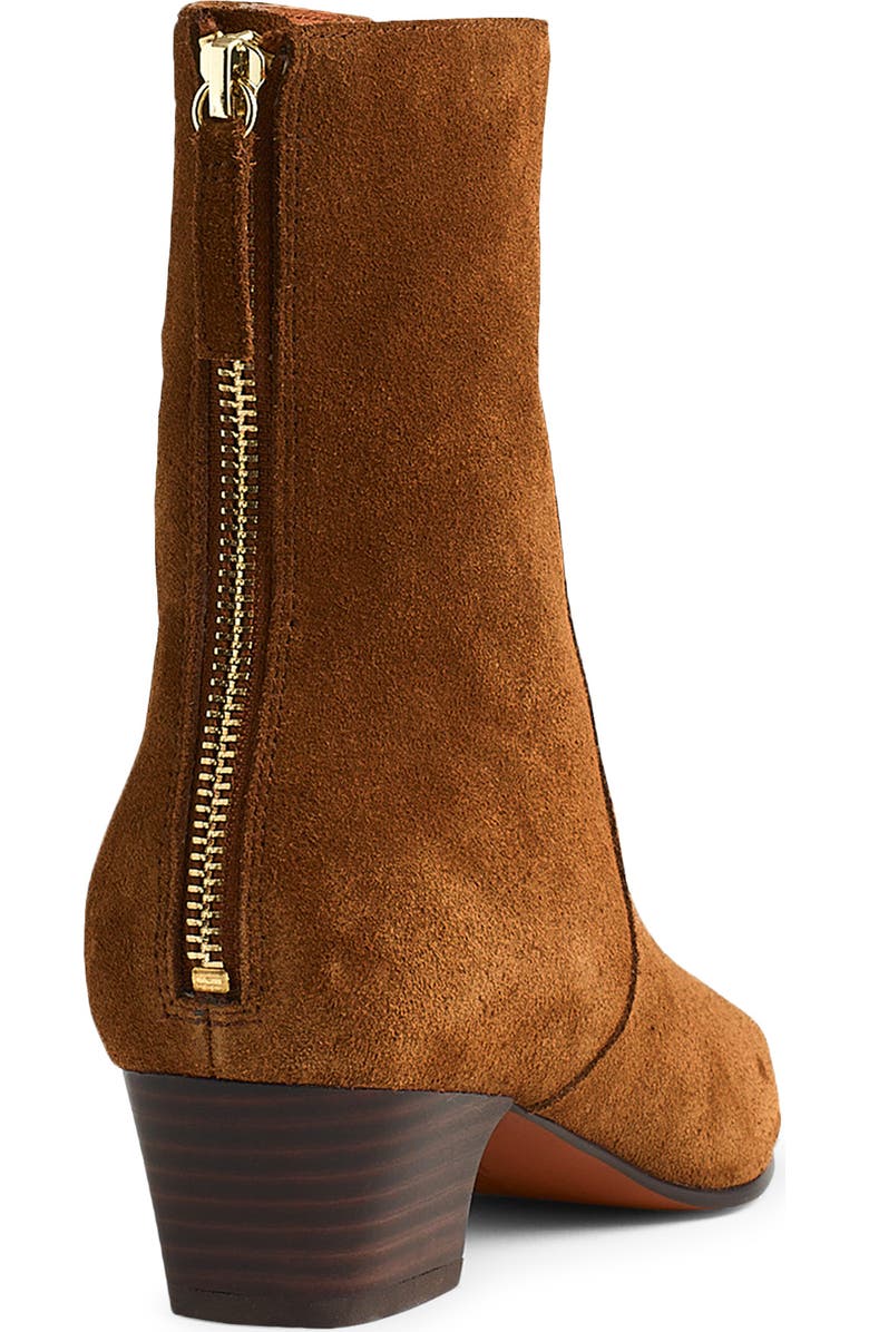 Madewell The Lexie Ankle Bootie, Alternate, color, Warm Chestnut