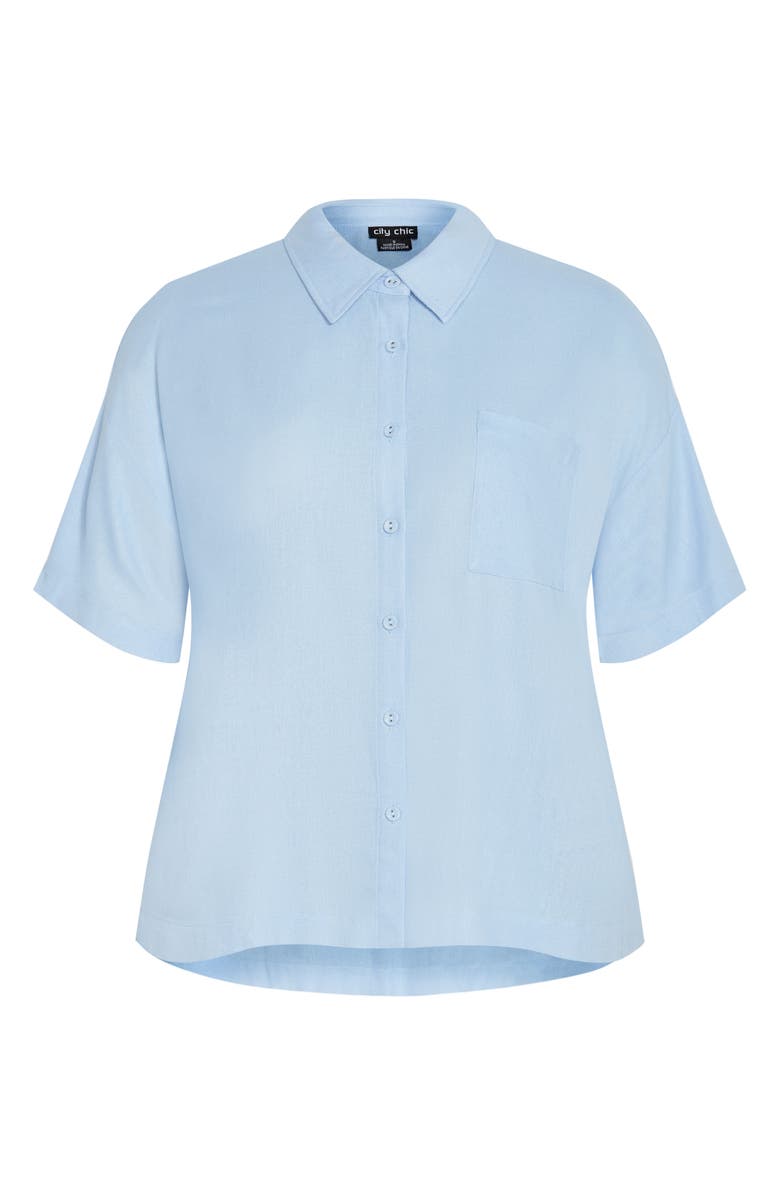 City Chic Lyana Button-Up Shirt, Alternate, color, 