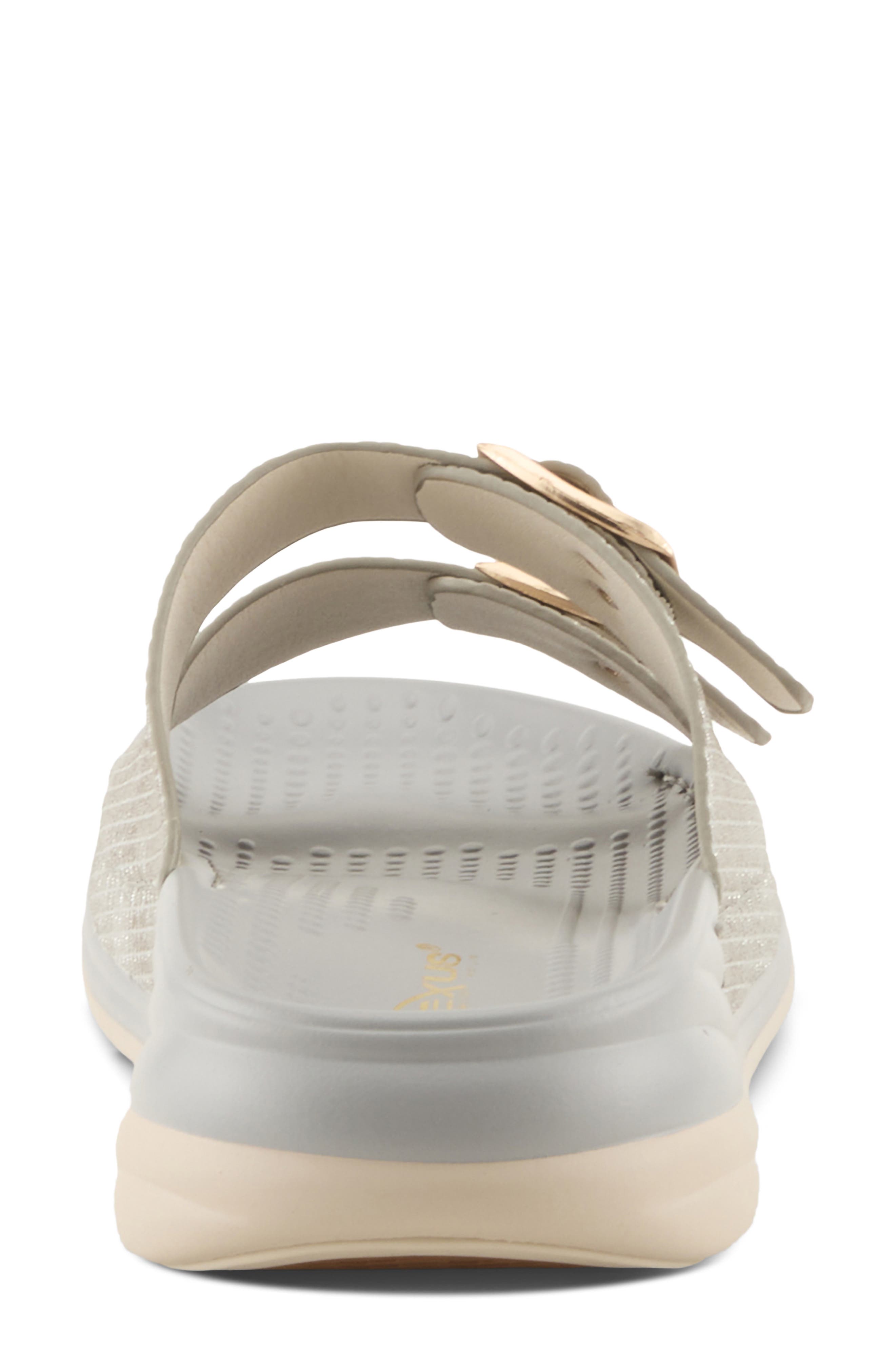 Flexus by Spring Step Buttermere Slide Sandal, Alternate, color, Grey Metallic