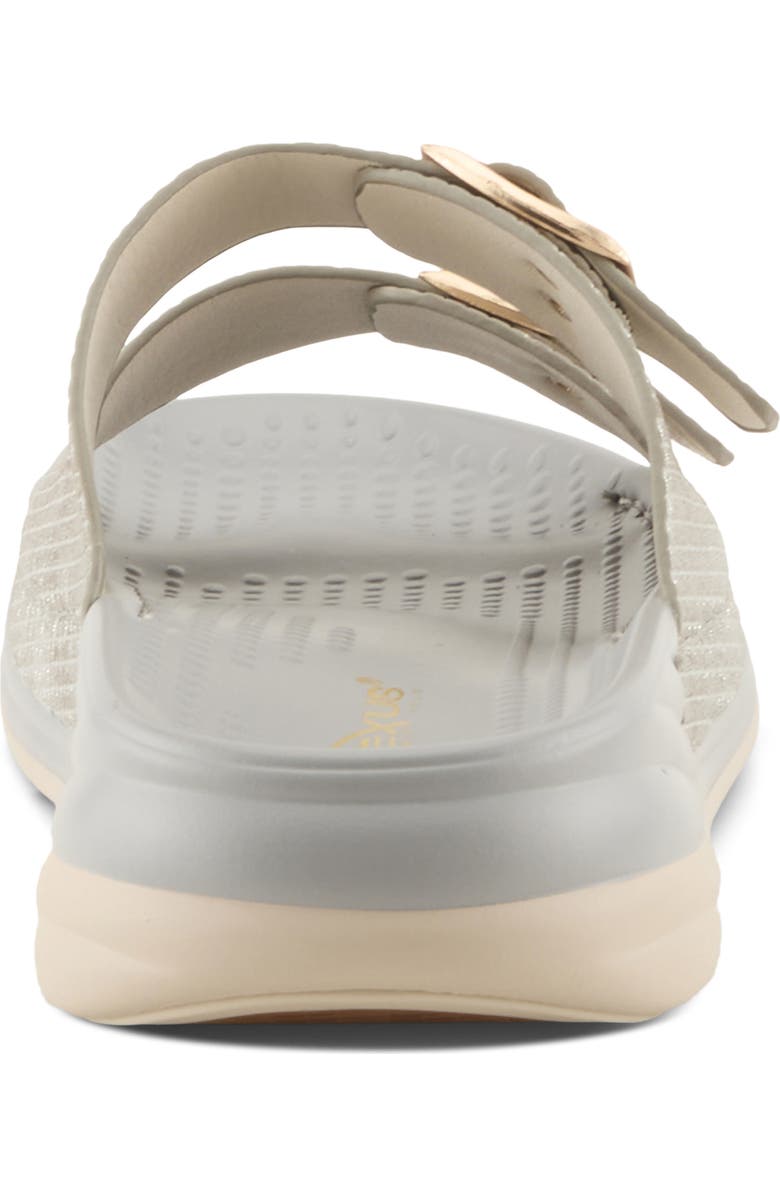 Flexus by Spring Step Buttermere Slide Sandal, Alternate, color, Grey Metallic
