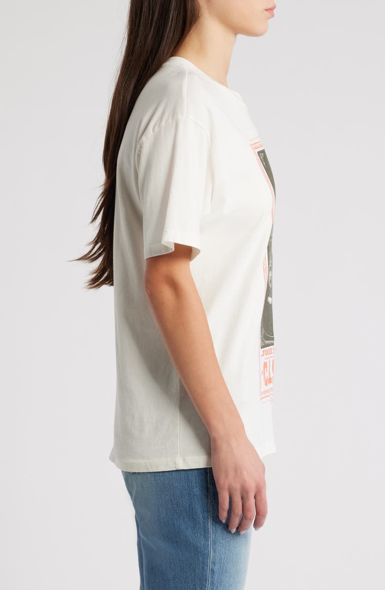 Daydreamer Johnny Cash Cotton Graphic T-Shirt, Alternate, color, Vintage White