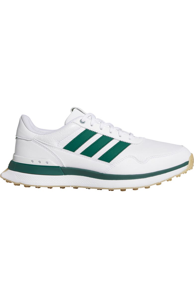 adidas S2G 26 Waterproof Spikeless Golf Shoe, Alternate, color, White/ Green/ Gum