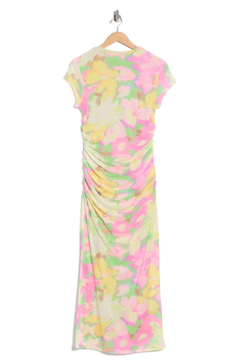 AFRM LOS ANGELES Cici Mesh Maxi Dress, Alternate, color, Electric Petals