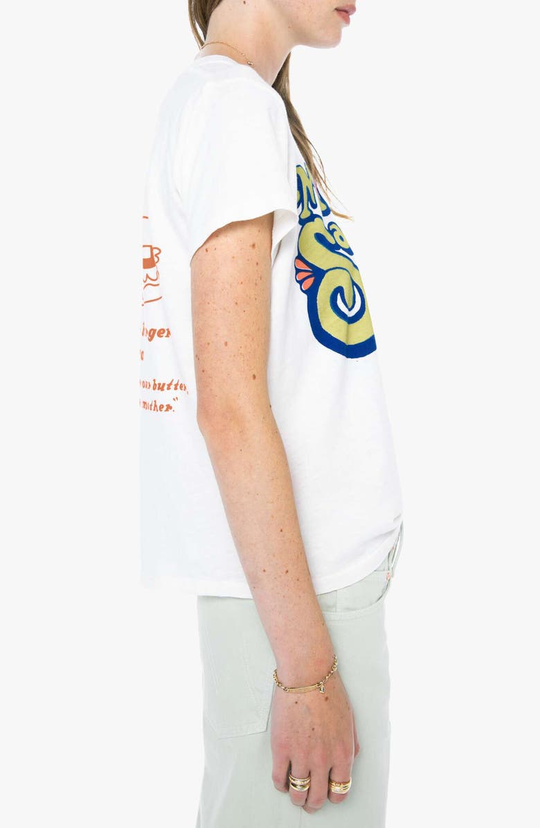 MOTHER The Boxy Goodie Goodie Focus Graphic T-Shirt, Alternate, color, Sandwich Shop