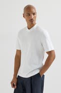 Brunello Cucinelli Cotton jersey V-neck T-shirt