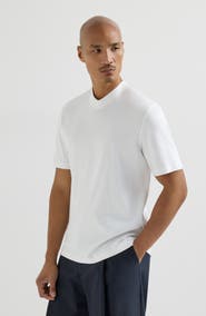 Brunello Cucinelli Cotton jersey V-neck T-shirt