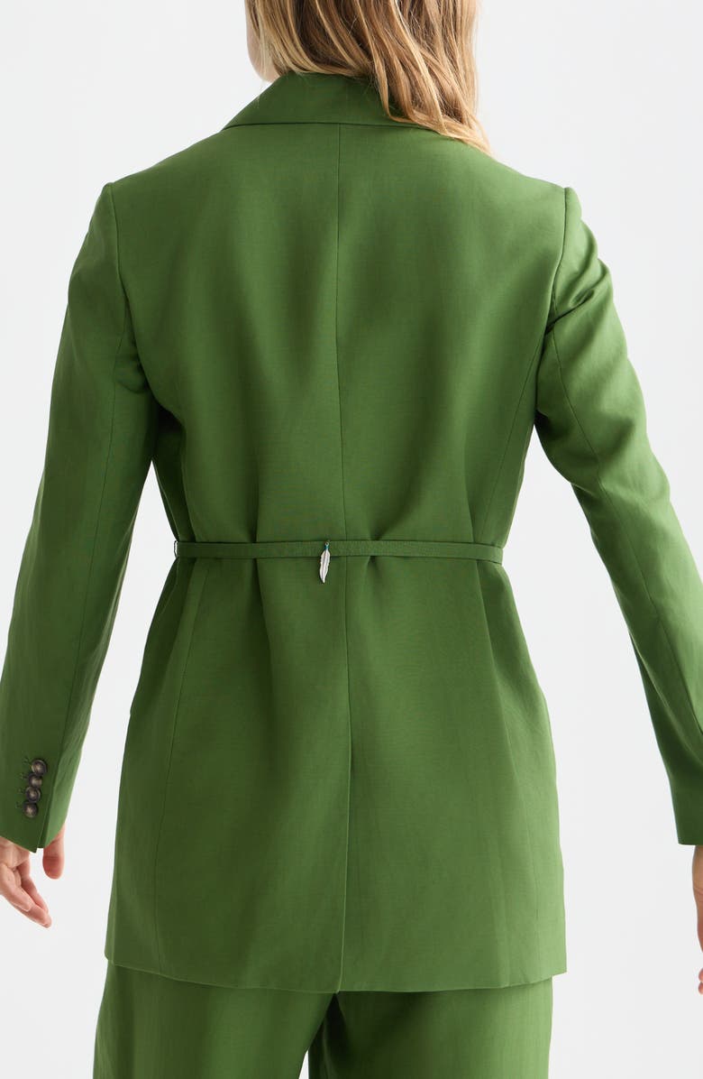 Scotch 
Soda Charm Belted Blazer, Alternate, color, Garden Green