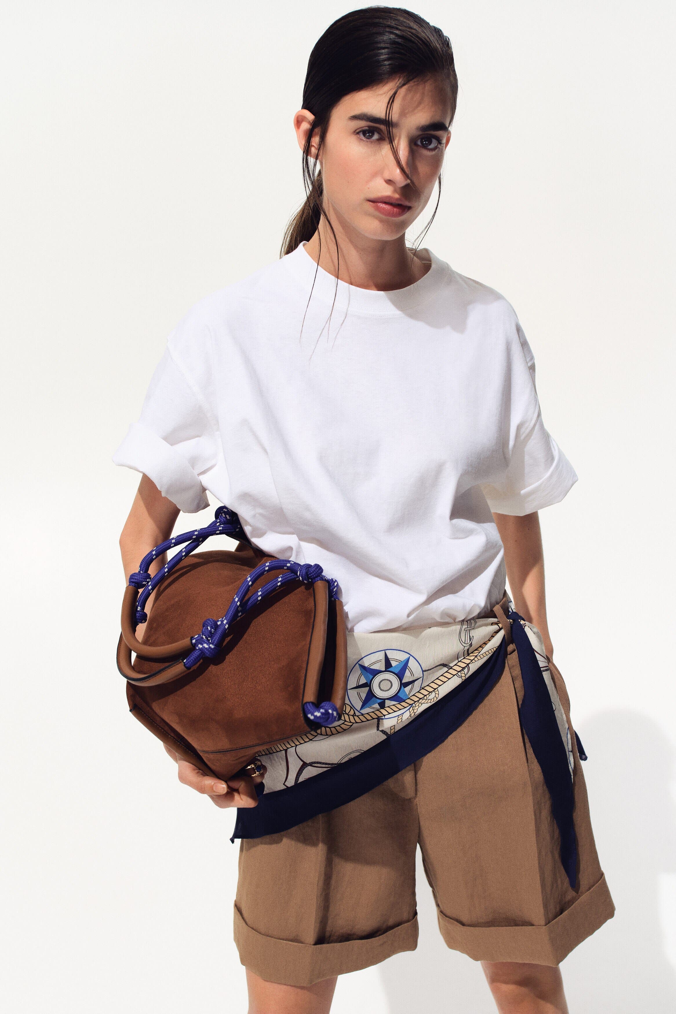 Scarf-detail Shorts (Women) | Nordstrom
