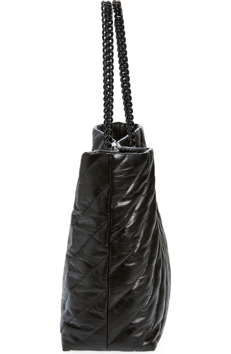 Balenciaga Large Crush Quilted Calfskin Tote, Alternate, color,