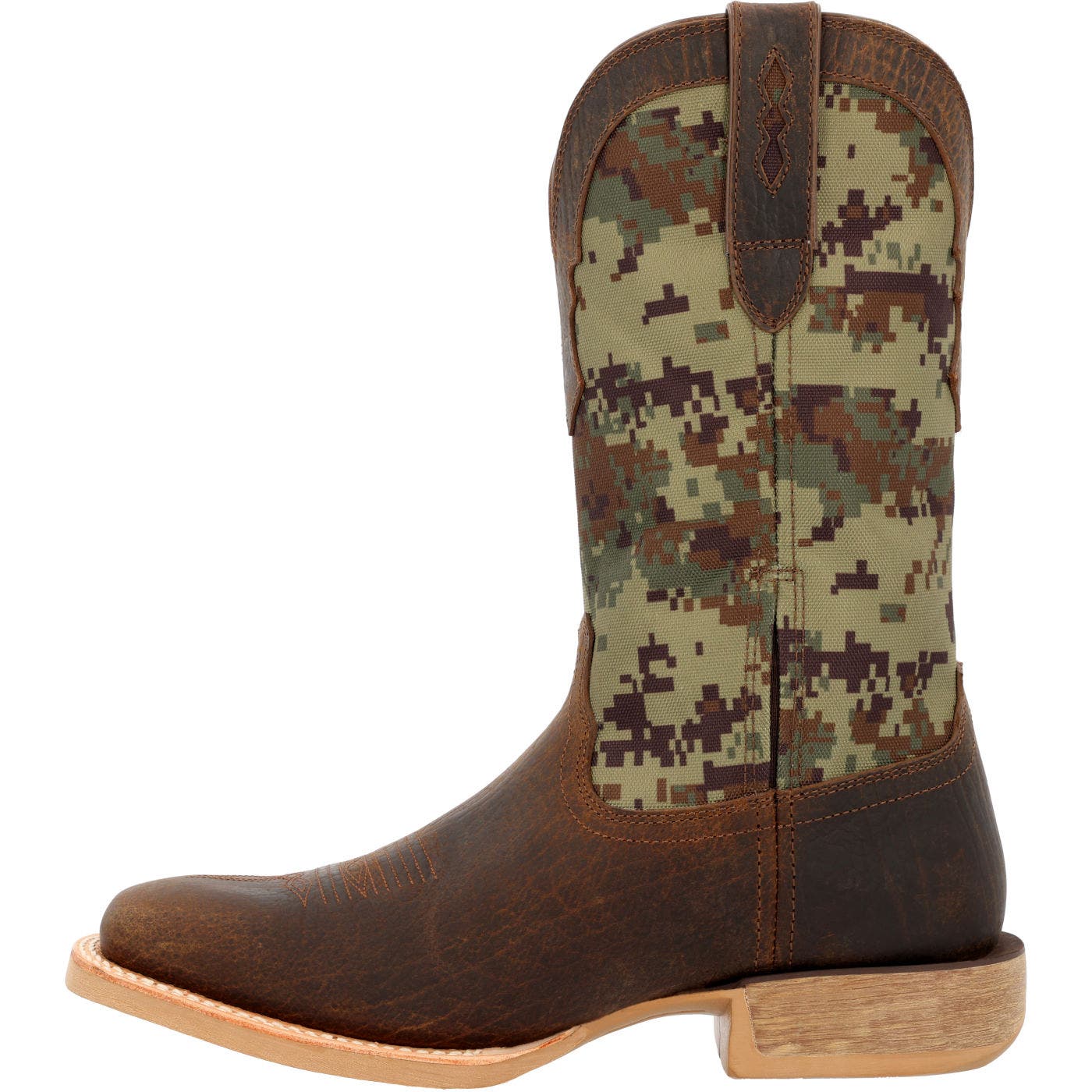 DURANGO Green Digi Camo Western Boot, Alternate, color, Hickory And Green Digi Camo