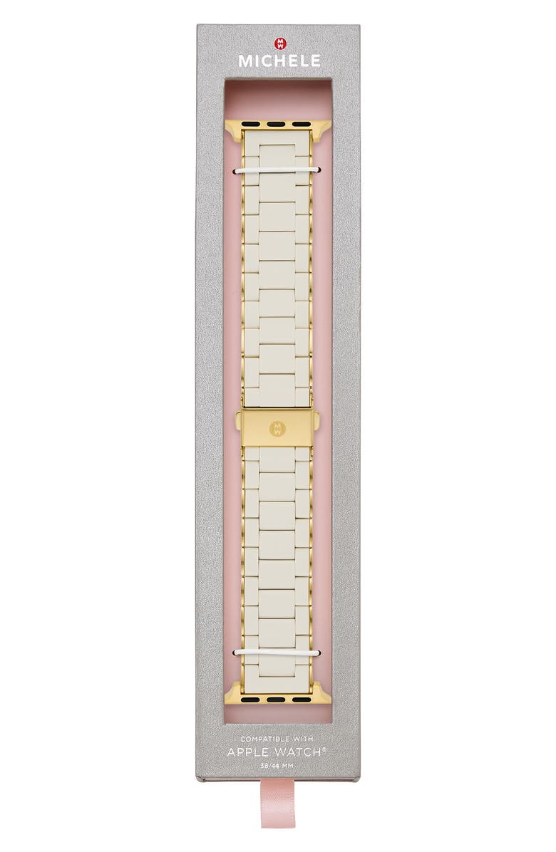 MICHELE Silicone 20mm Apple Watch<sup>®</sup> Watchband, Alternate, color, Sand