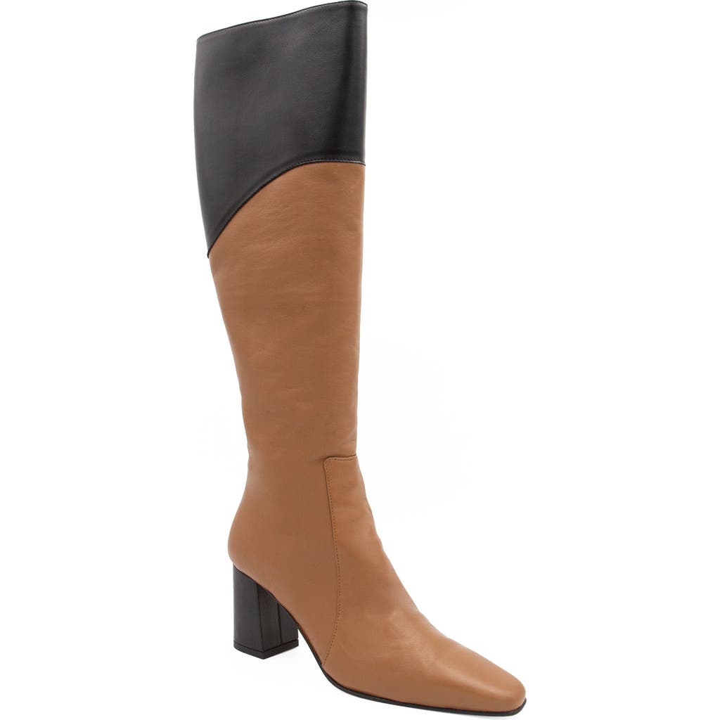 Amalfi By Rangoni Fagiano Knee High Boot In Sequoia Black Piumalux