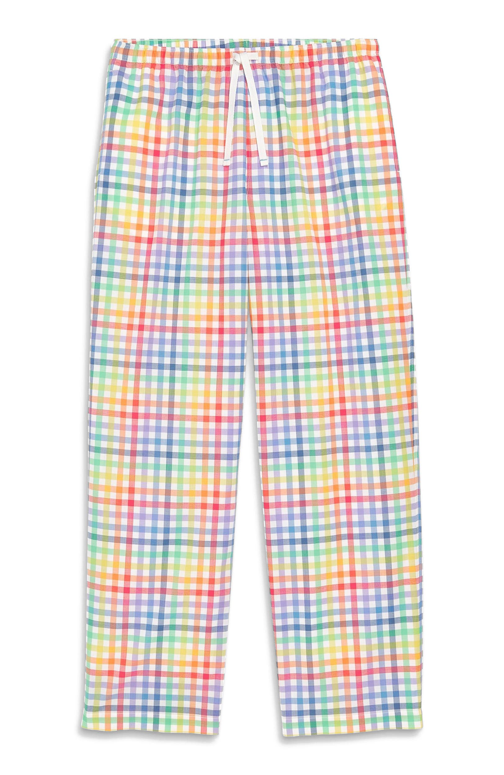 selected Ivory Rainbow Plaid