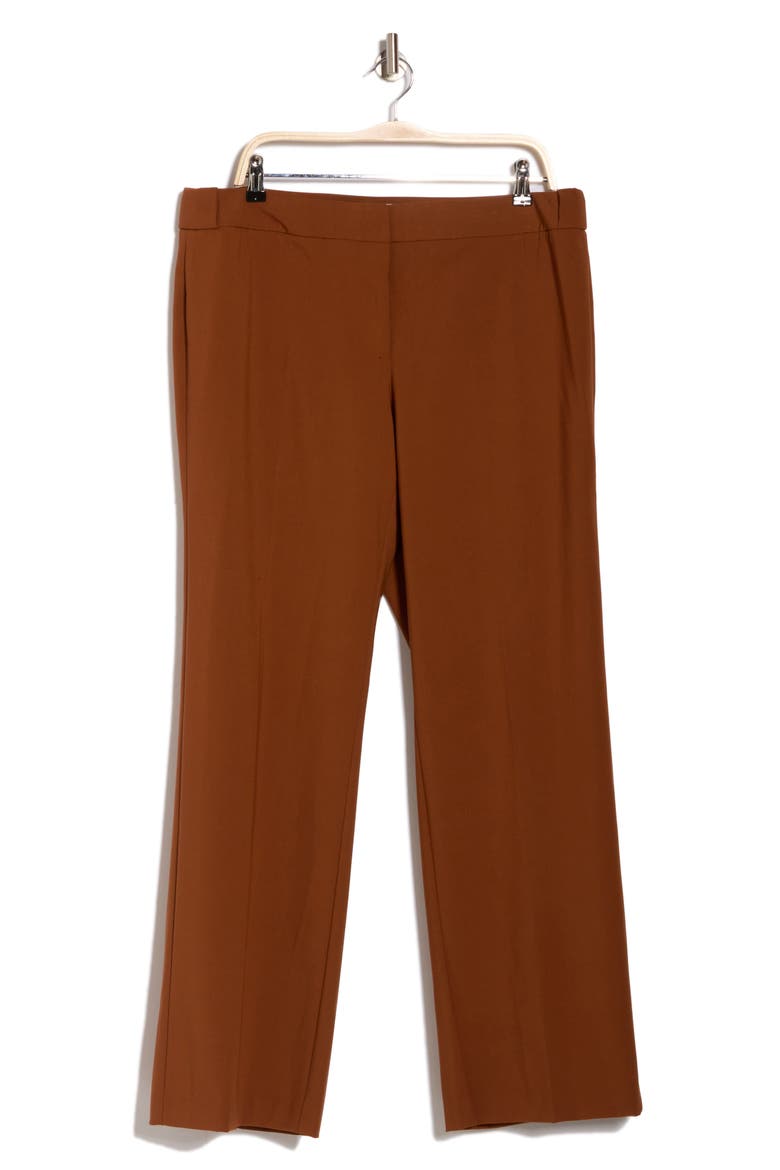 Flat Front Pants, Alternate, color, TORTOISE