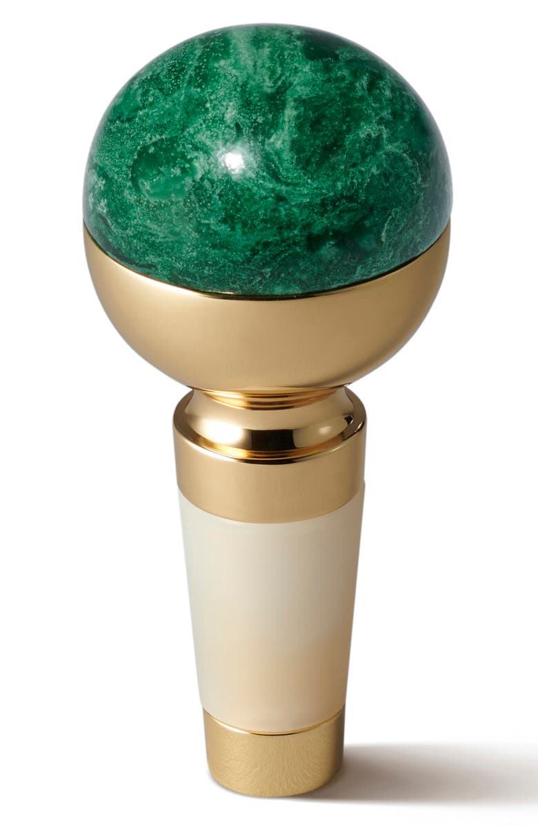 Aerin Sphere Stone Bottle Stopper, Main, color,
