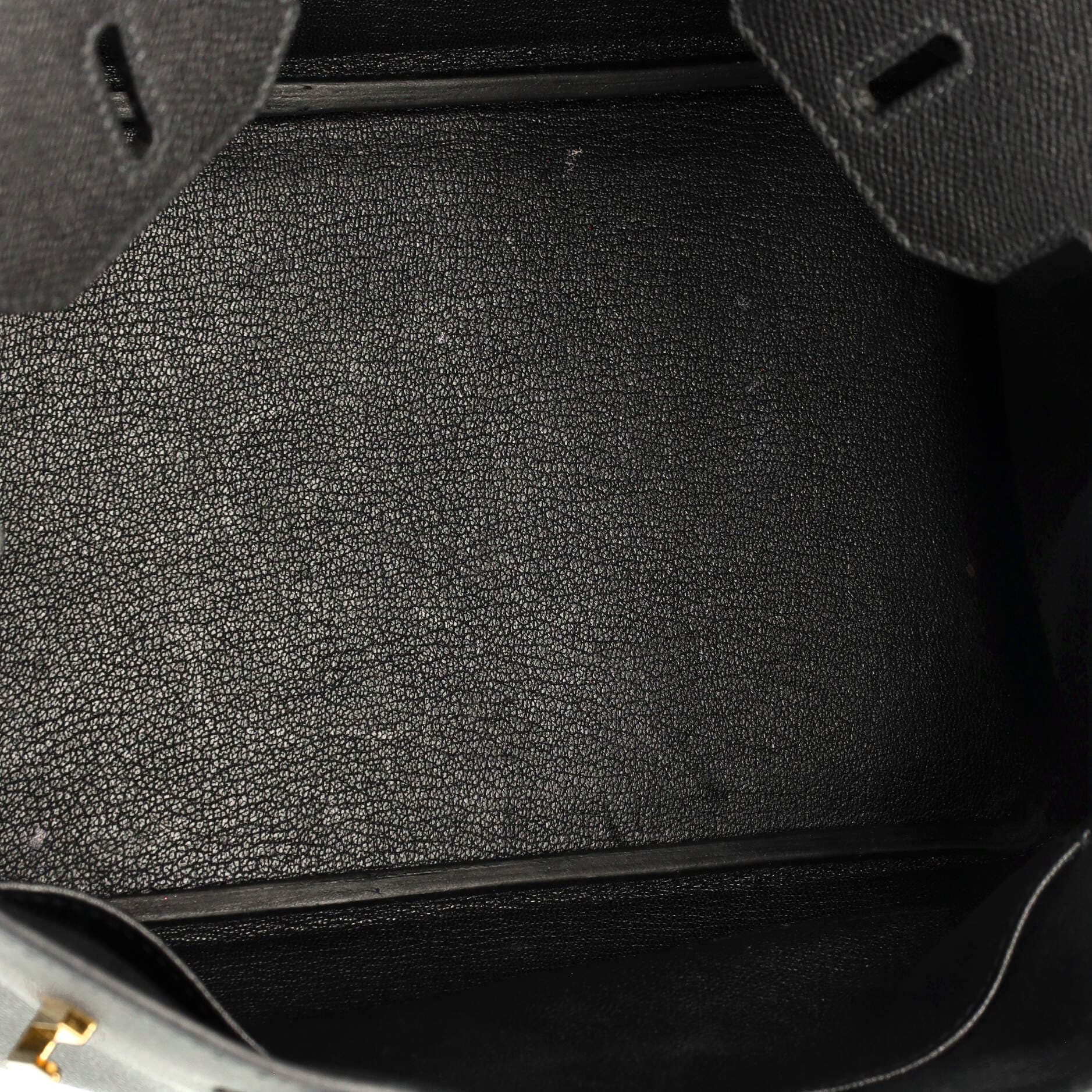 Pre-Owned Hermes Birkin Handbag Black Epsom with Gold Hardware 30, Alternate, color, 