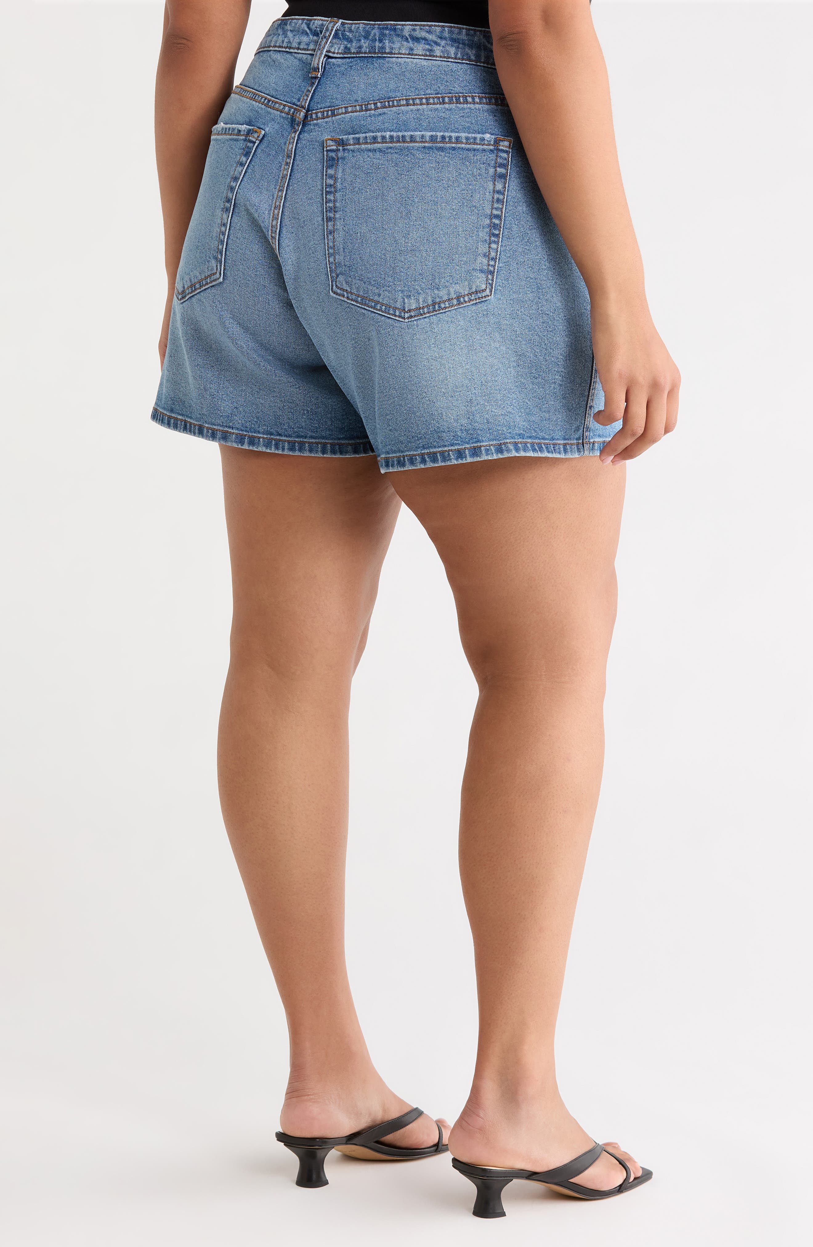 Jane High Waist Denim Shorts - image 2