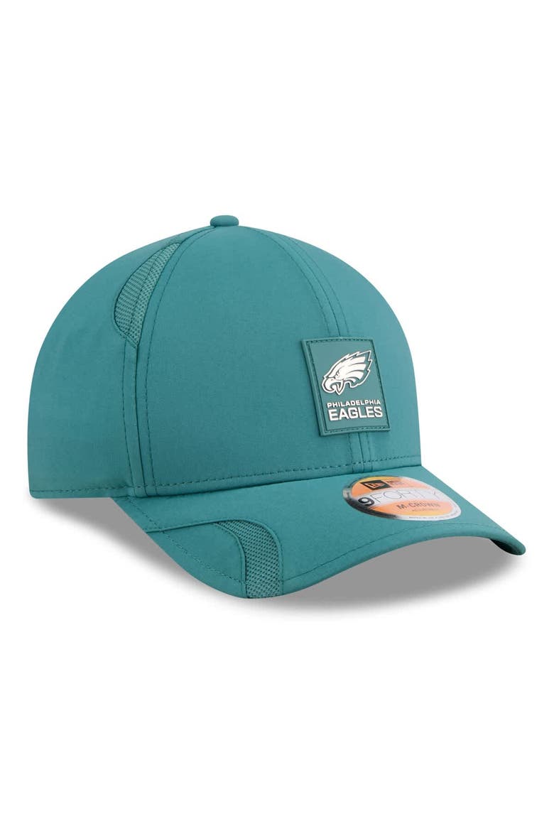 Men's New Era Midnight Green Philadelphia Eagles 2025 Sideline  M-Crown 9FORTY Adjustable Hat, Alternate, color, Green