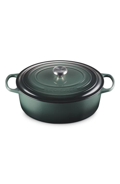 Le Creuset Signature 8-quart Oval Enamel Cast Iron French/dutch Oven In Artichaut