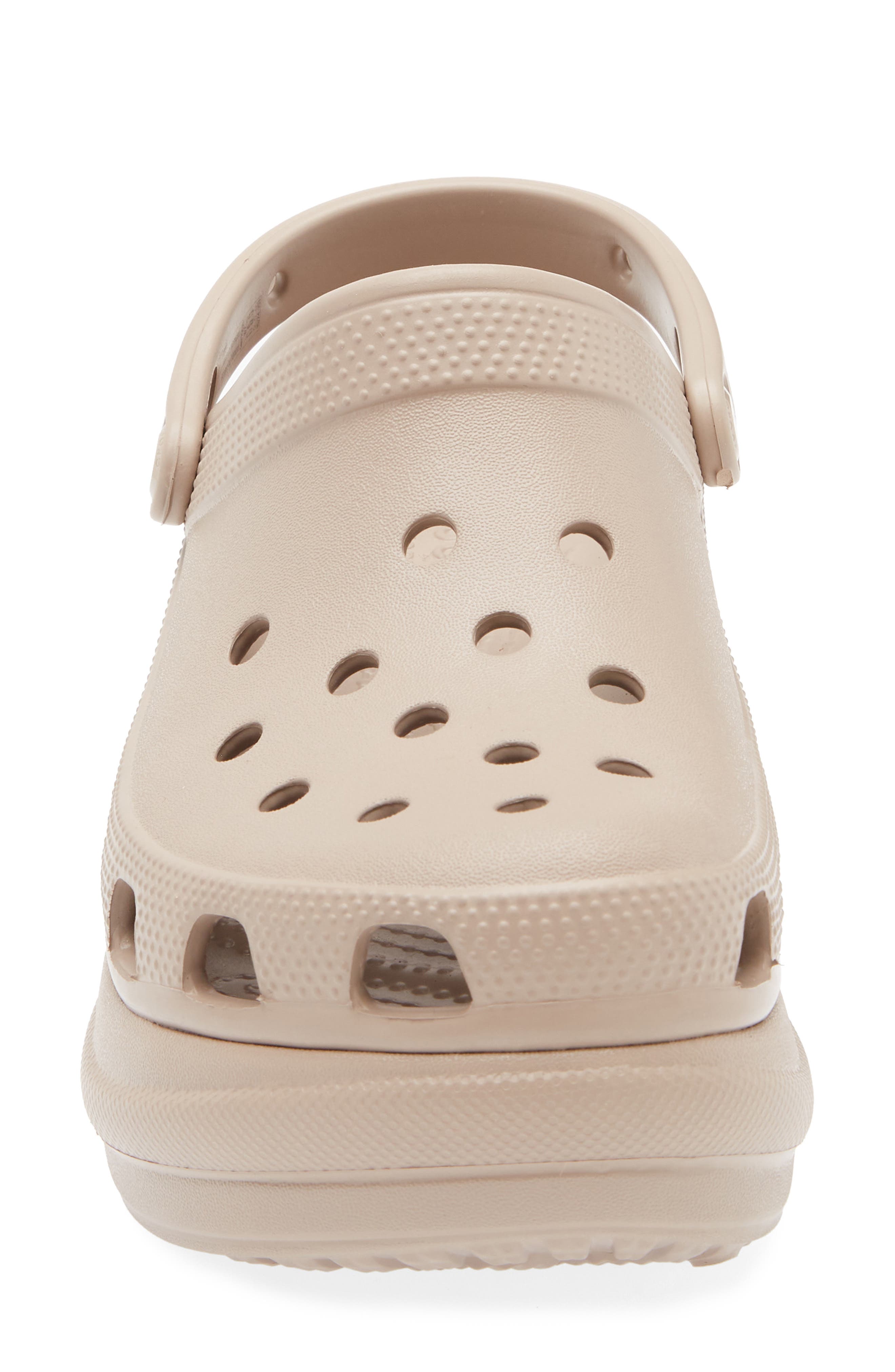 CROCS Classic Bae Platform Clog, Alternate, color, Taupe
