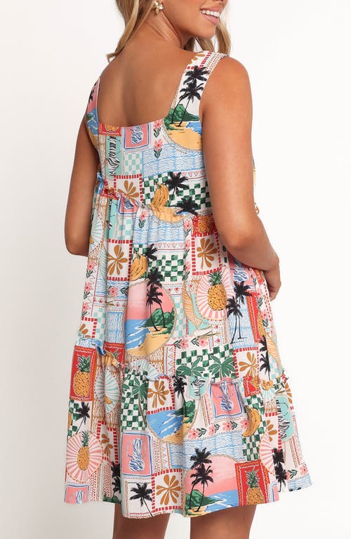 Petal And Pup Petal & Pup Rafaela Trapeze Minidress In Blue