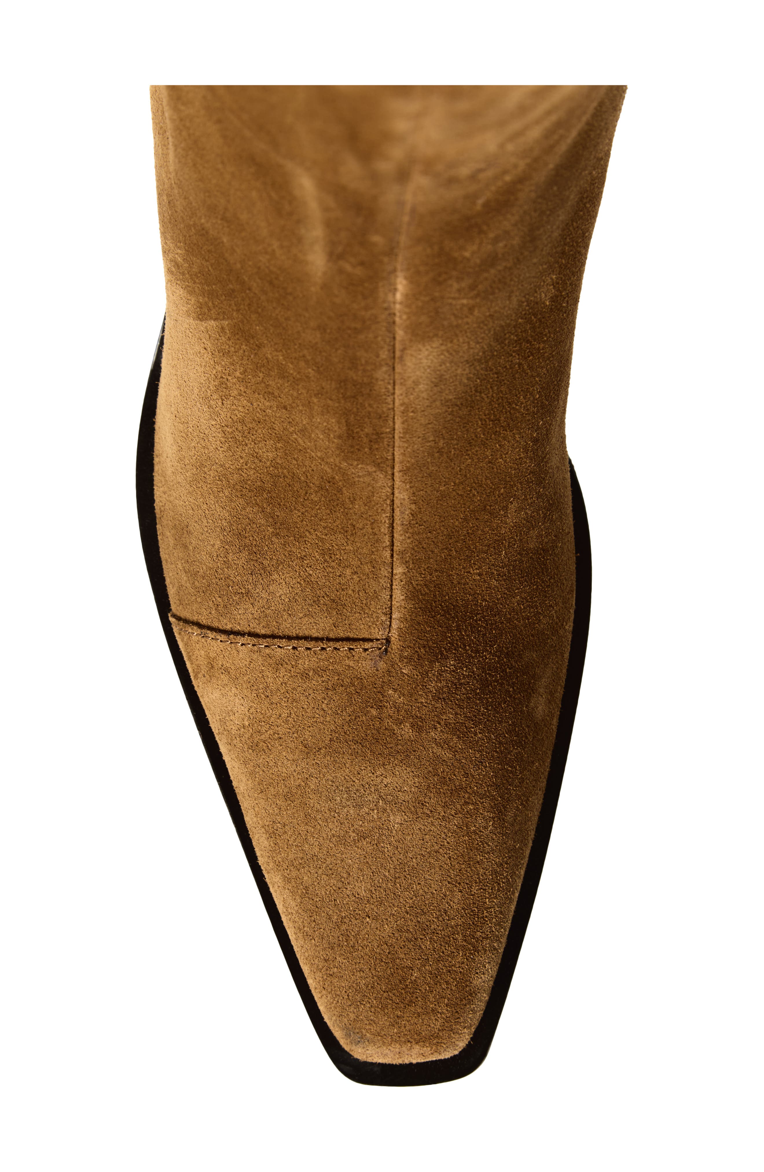Newbury Knee High Leather Boot, Alternate, color, ACORN SUEDE