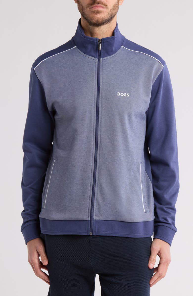 BOSS Tracksuit Lounge Jacket, Main, color,