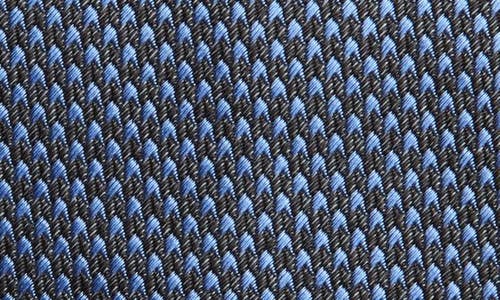 Tom Ford Microhoundstooth Silk Tie In Blue