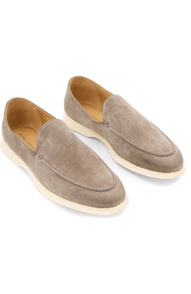 John Varvatos Thompson Venetian Loafer, Main, color, Steel Grey