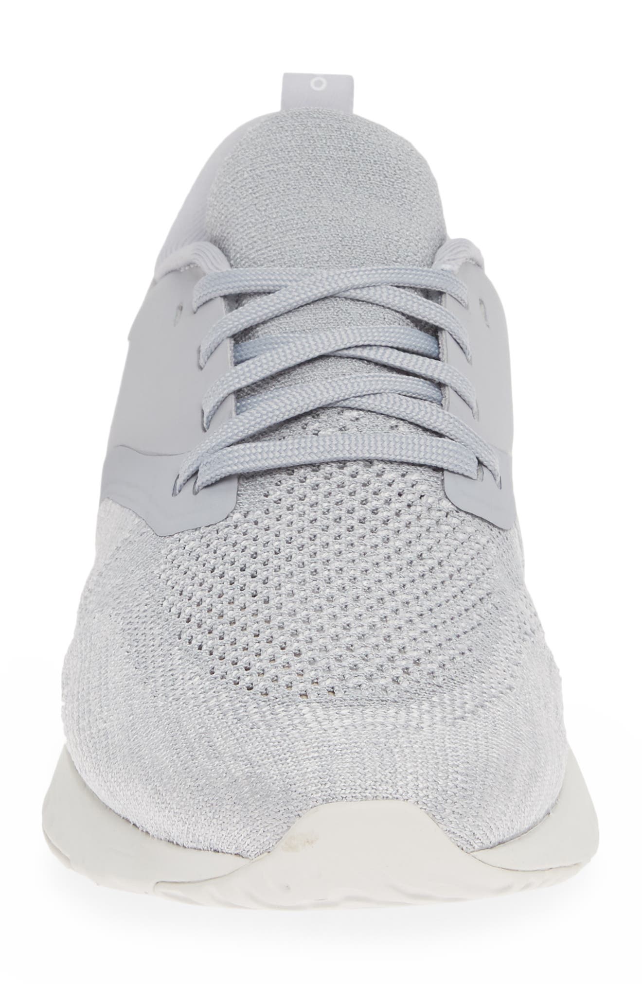 Odyssey React 2 Flyknit Running Shoe, Alternate, color, WOLF GREY/ WHITE/ PLATINUM