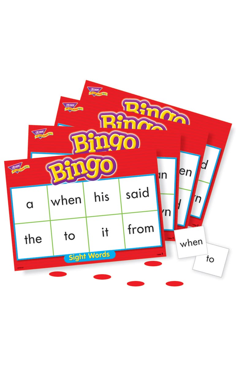 TREND enterprises, Inc. Sight Words Level 1 Bingo Game, Alternate, color, Multicolored