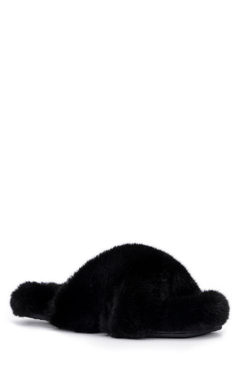 Luna Faux Fur Slipper (Women)