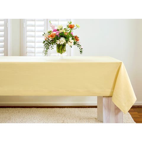 Linen Table Throw - Fete, 52" x 52" Inch