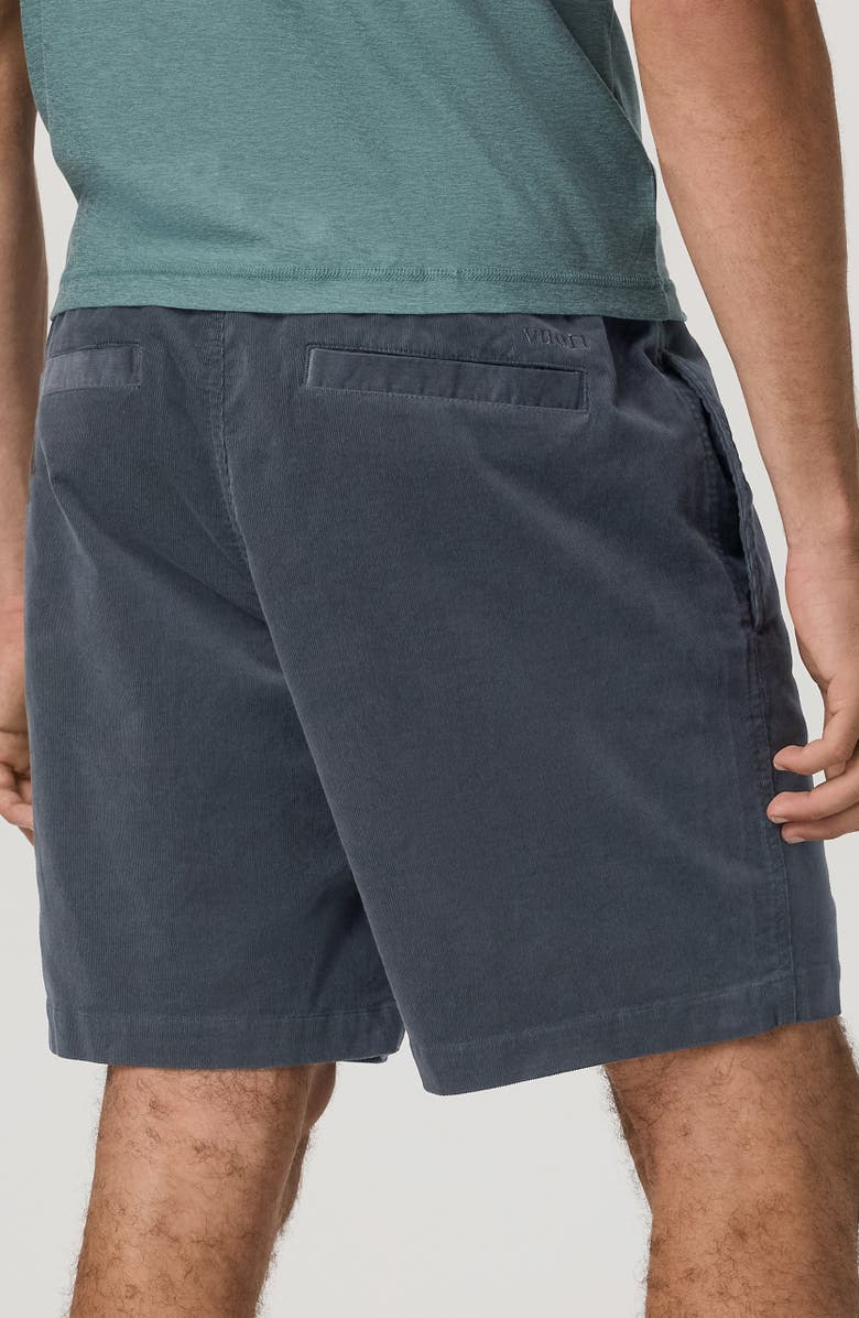 Vuori Optimist Stretch Corduroy Shorts, Alternate, color, Charcoal