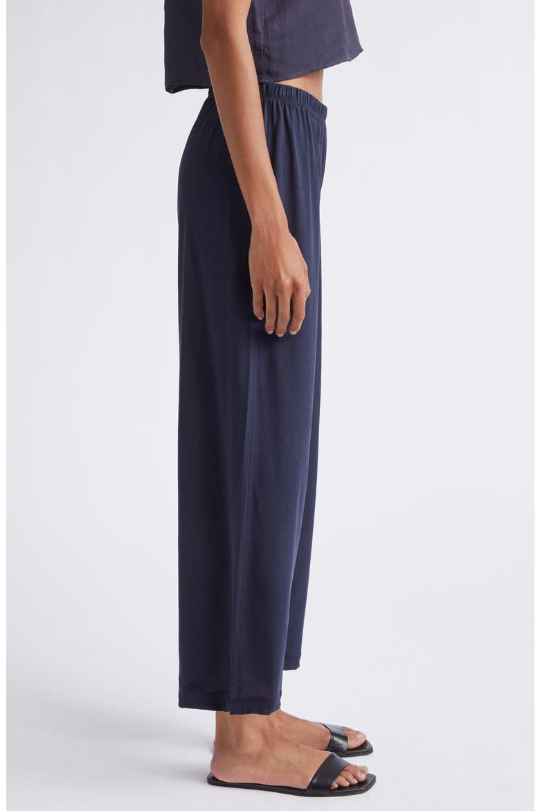 Milo Crop Cotton Pants, Alternate, color, MIDNIGHT