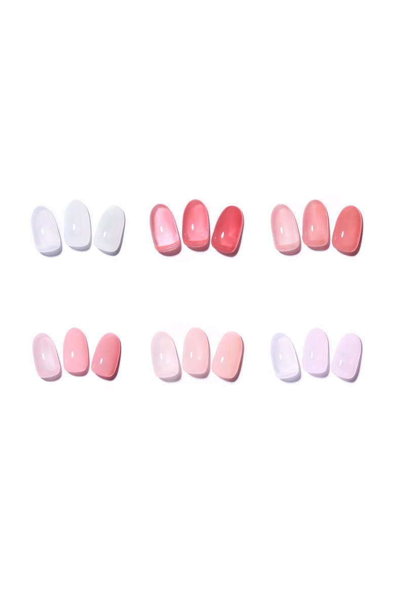 Nude Gel Polish Set 6 Colors, Alternate, color, Black White Red