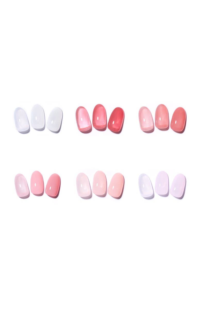 Beetles Nude Gel Polish Set 6 Colors, Alternate, color, Black White Red