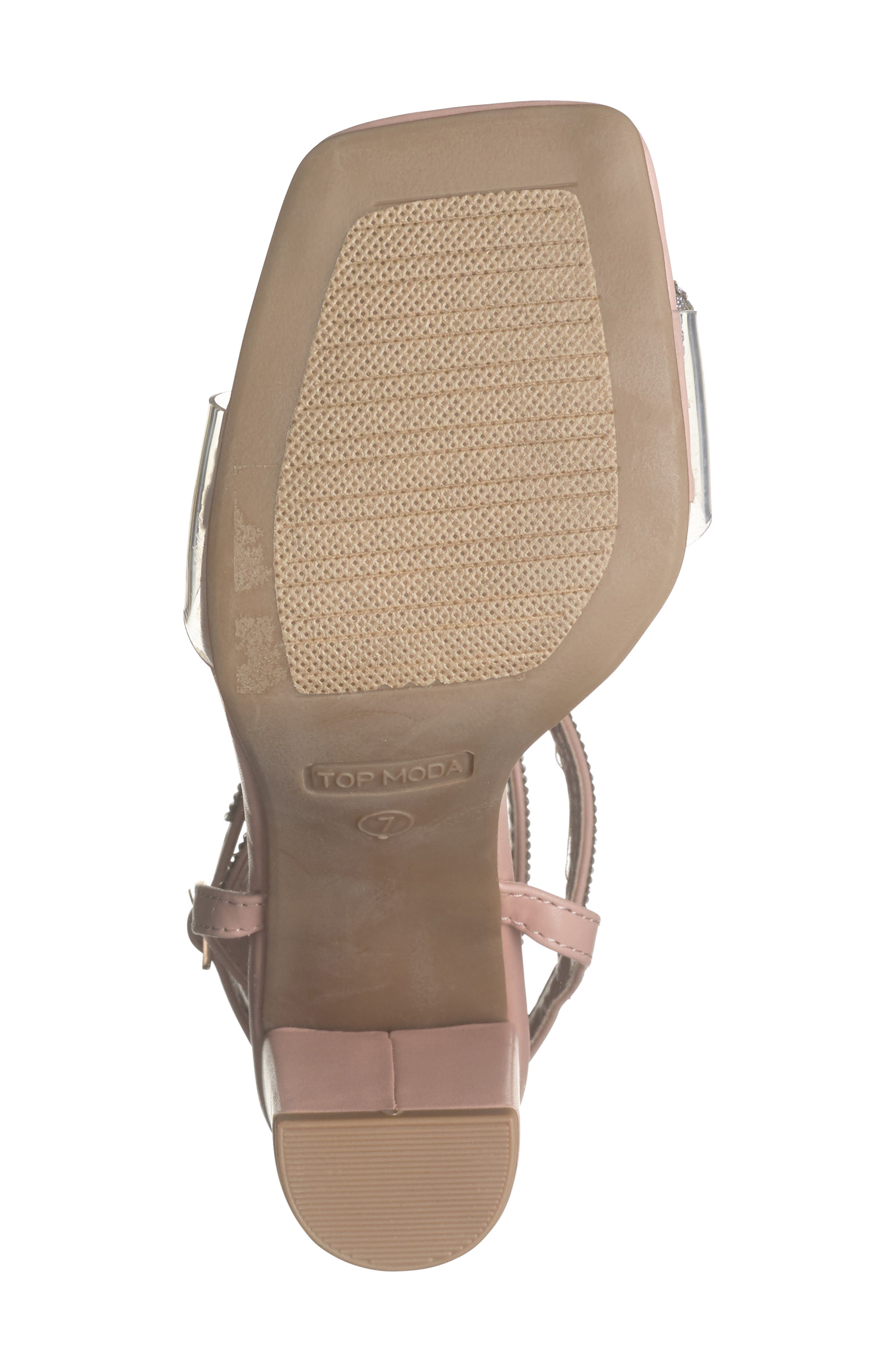 TOP GUY SHOES Nile Rhinestone Sandal, Alternate, color, 