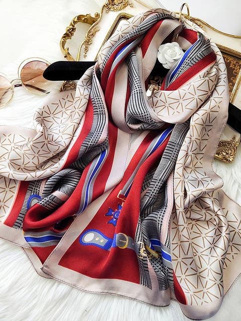 Long Silk Scarf
