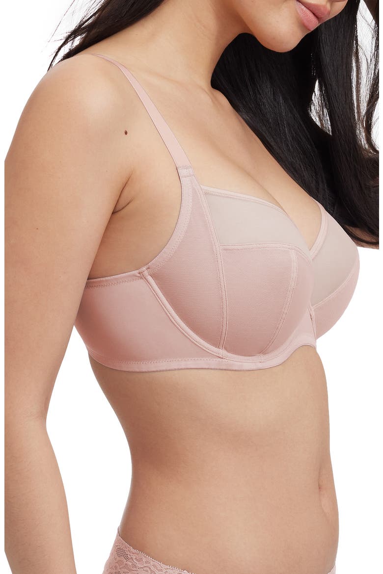 Spellbound Underwire Full Coverage Bra, Alternate, color, PINK PEARL
