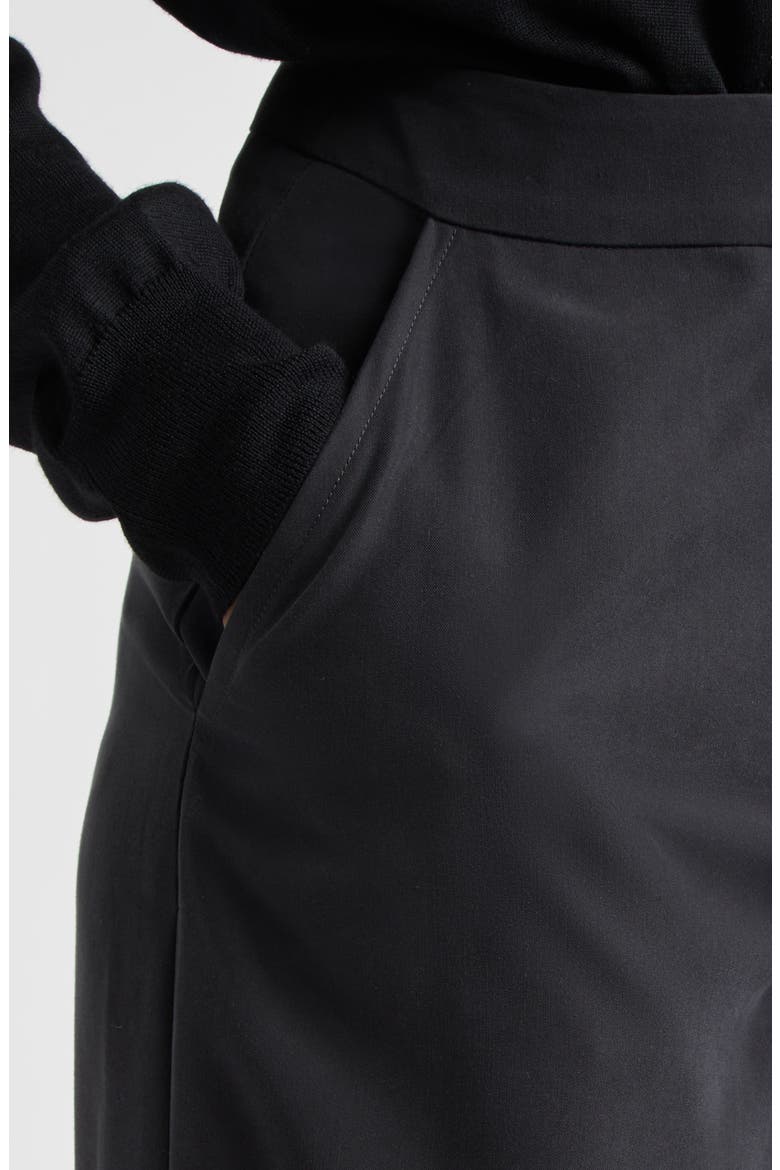 Straight Leg Pants, Alternate, color, SOLID BLACK