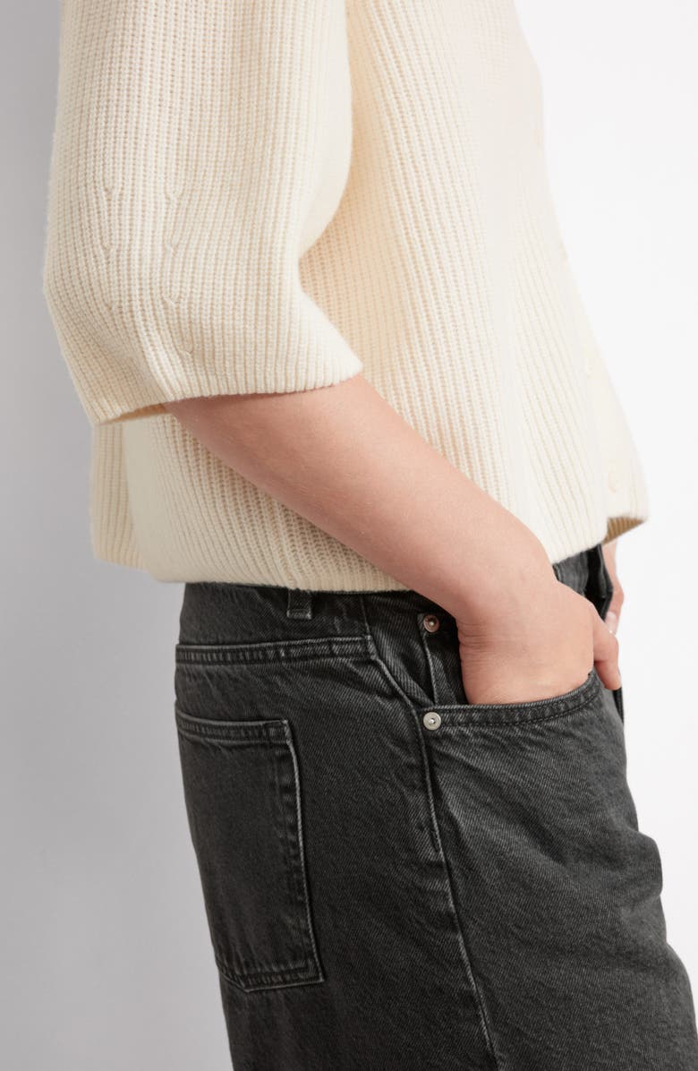 & Other Stories Wool Rib Cardigan, Alternate, color, 