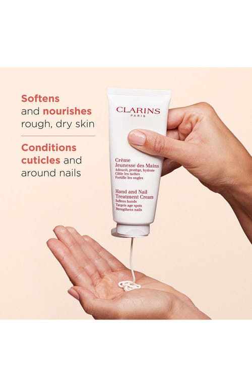 Clarins Hand & Nail Nourishing Treatment Cream Set $54 Value In Transparent
