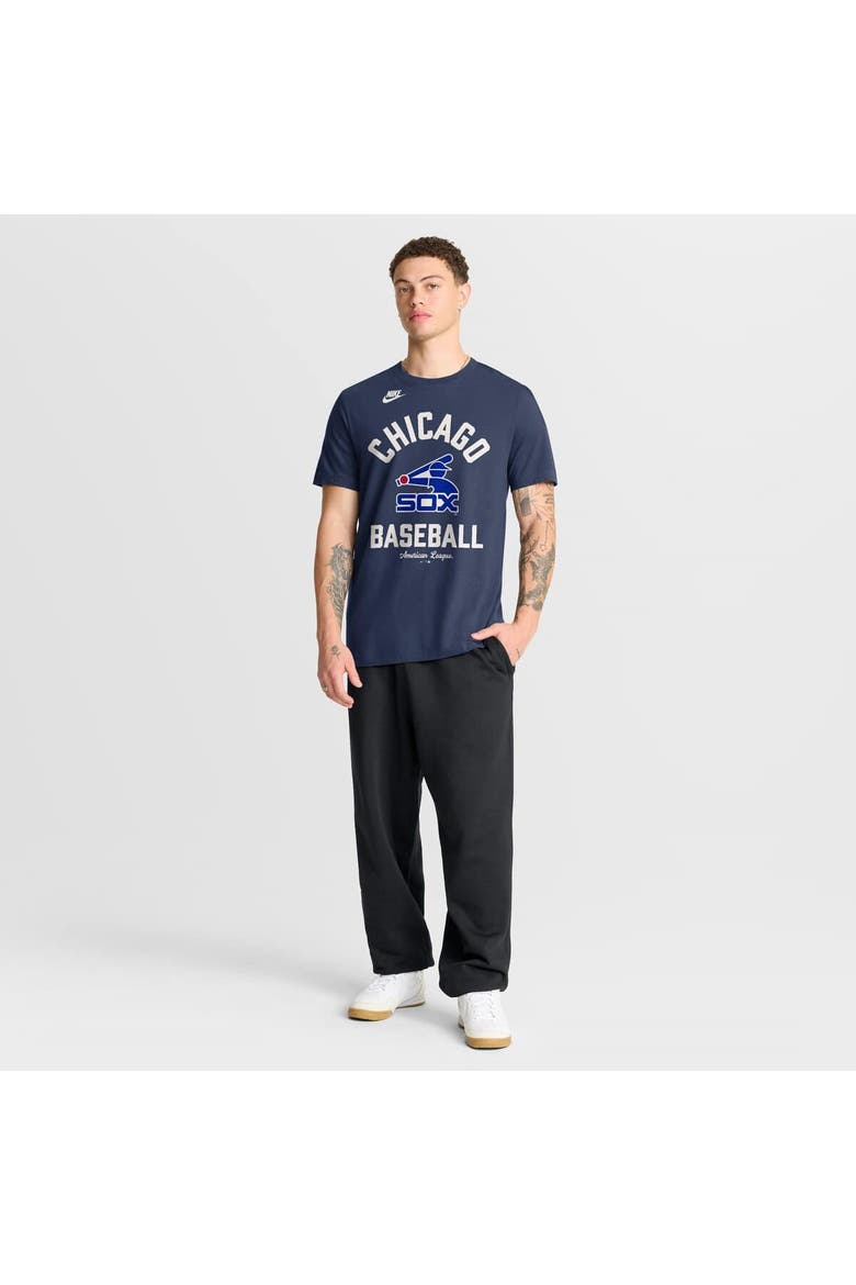 Men's Nike Navy Chicago White Sox Cooperstown Collection T-Shirt, Alternate, color, Navy