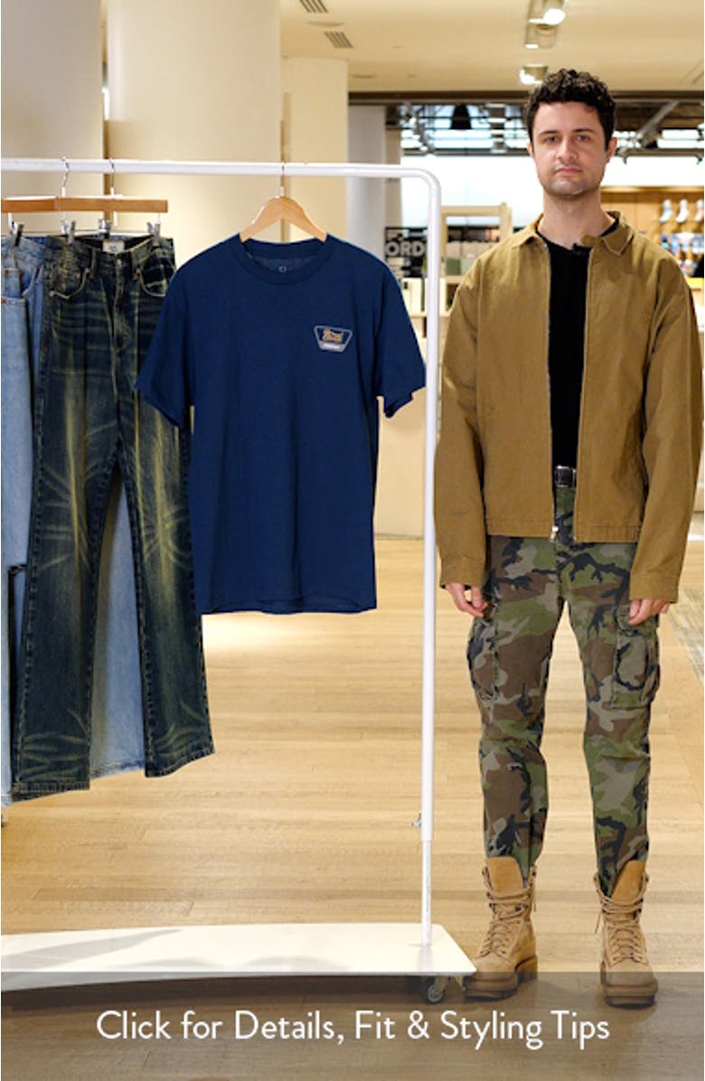 Linwood Cotton Logo Graphic T-Shirt, sales video thumbnail