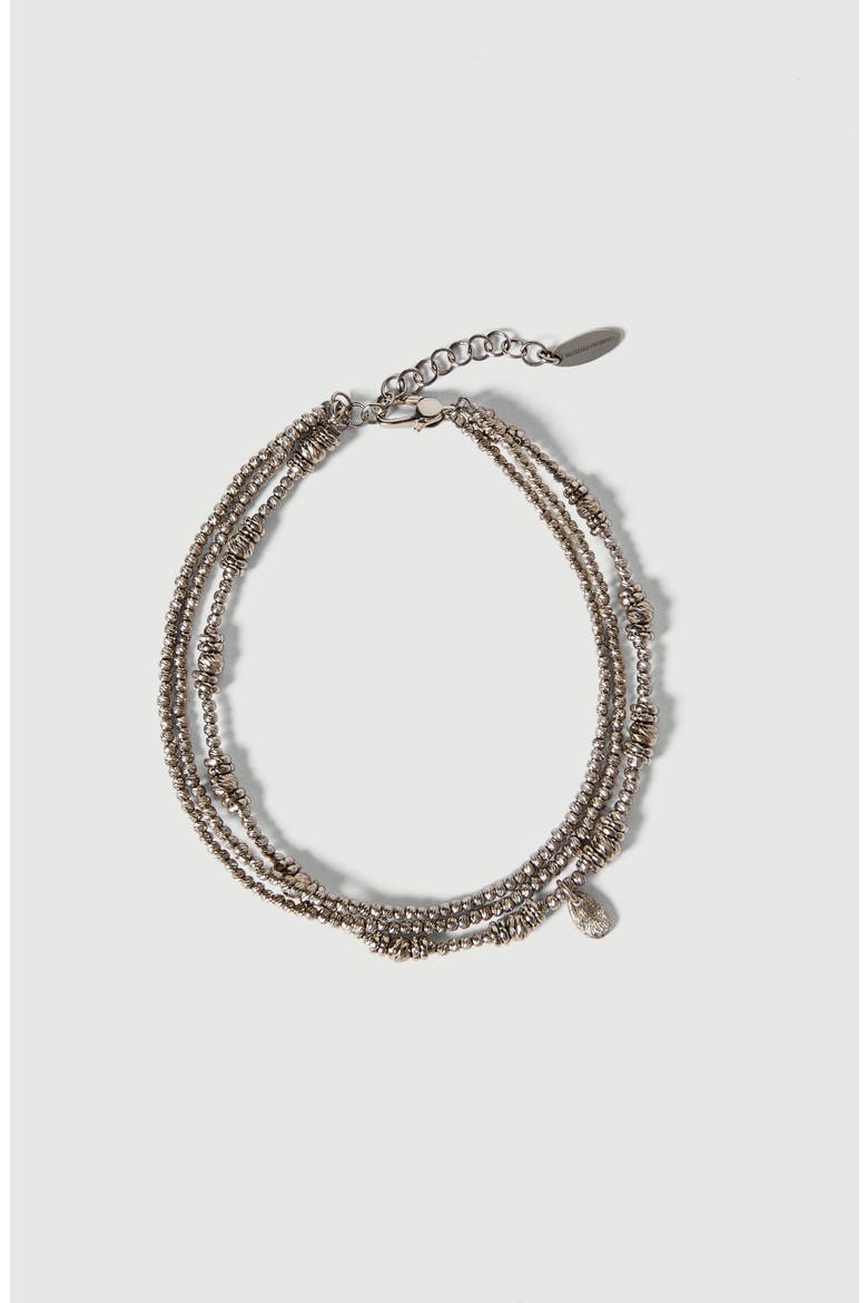 Sterling Silver anklet, Alternate, color, Silver