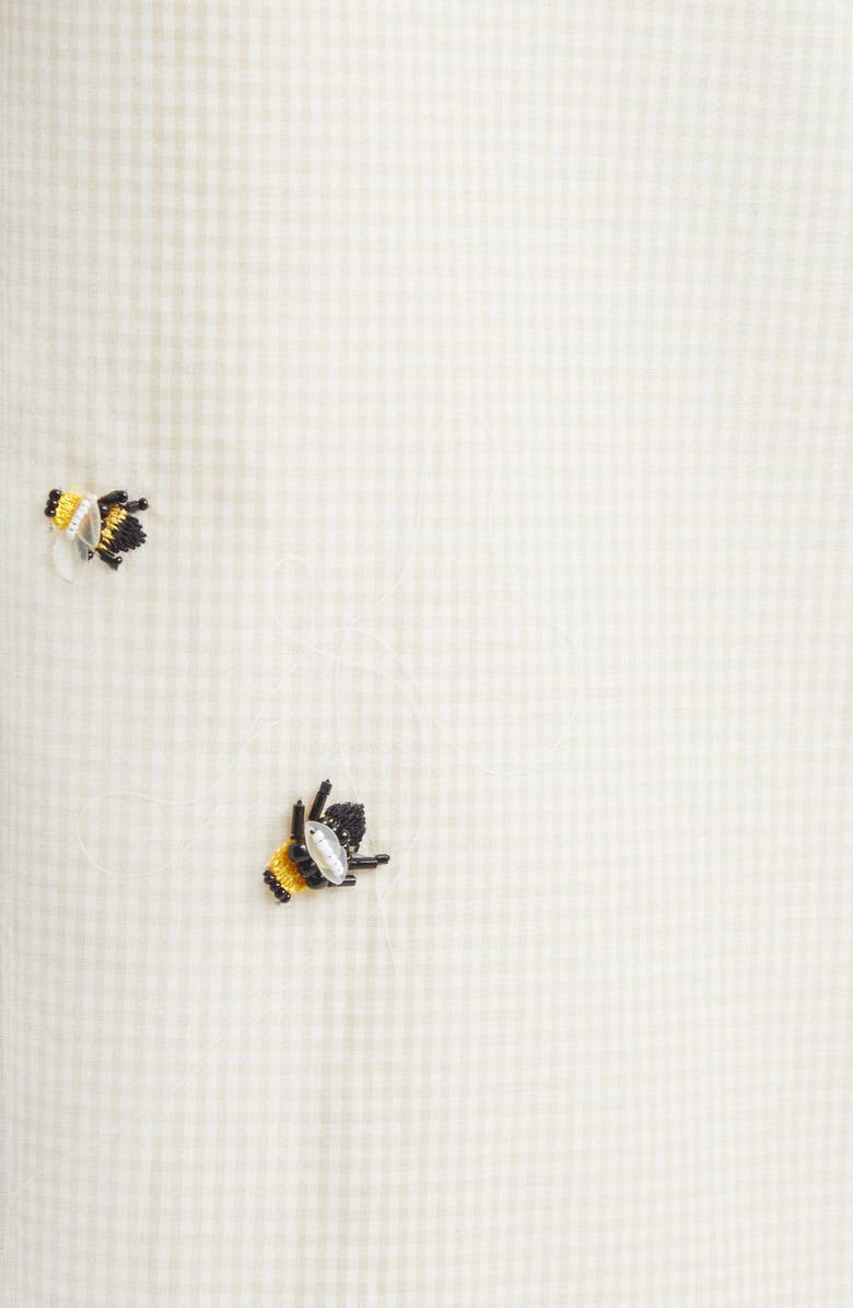 BERNADETTE Roxane Embroidered Skirt, Alternate, color, Bees Embroidery
