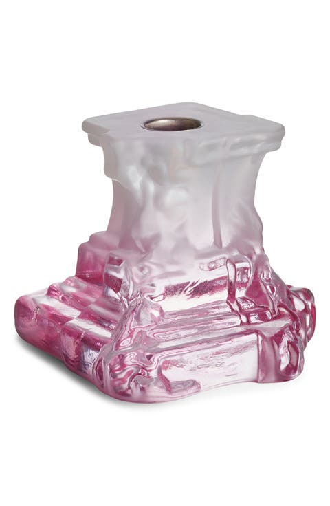 Rocky Baroque Medium Crystal Candlestick